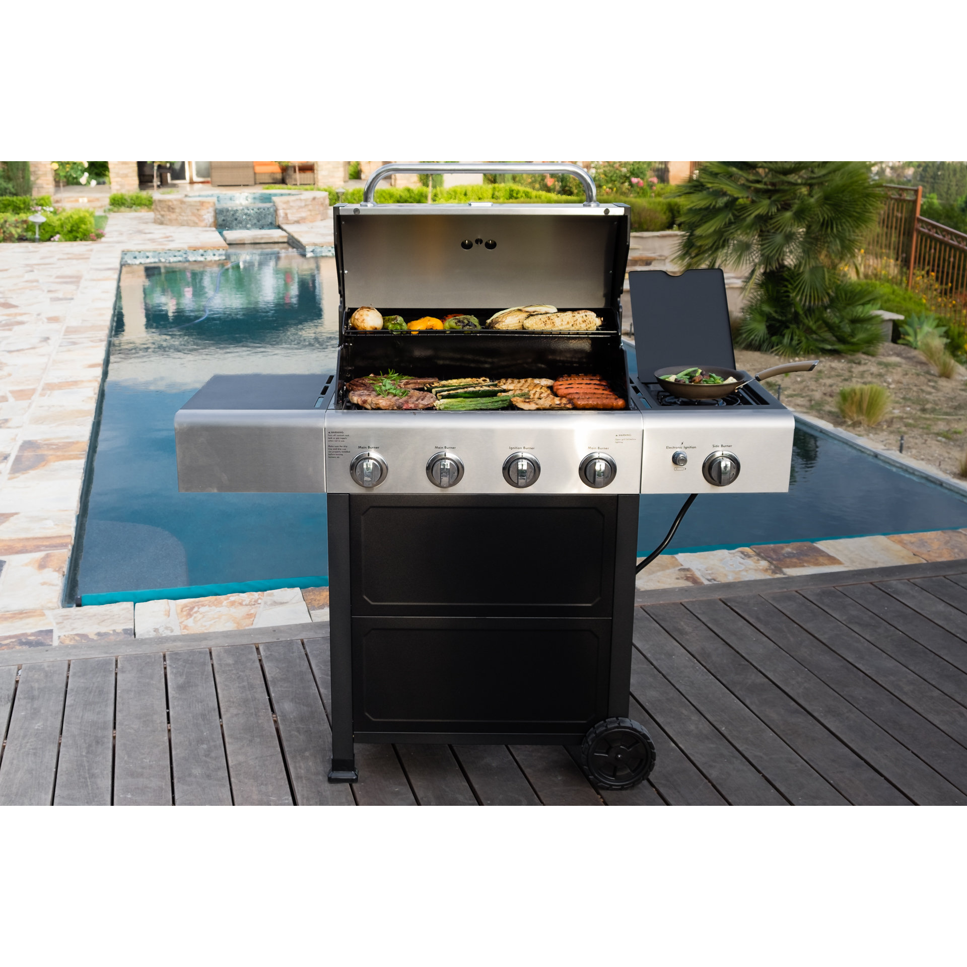 Permasteel Kenmore 4 Burner Liquid Propane Gas Grill & Reviews Wayfair.ca